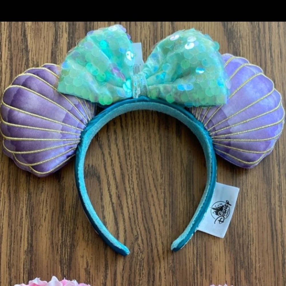 CLOSET CLOSING❗️ Disney Ariel Mermaid Headband Minnie ears